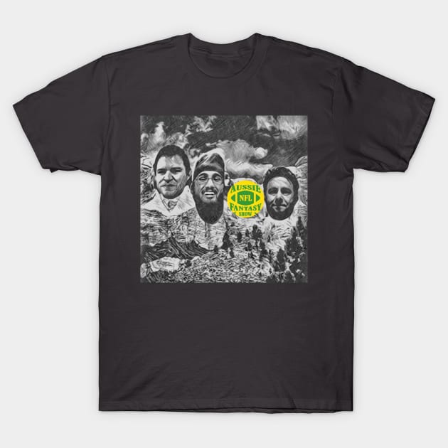 Mount Trashmore (Dark) T-Shirt by Aussie NFL Fantasy Show